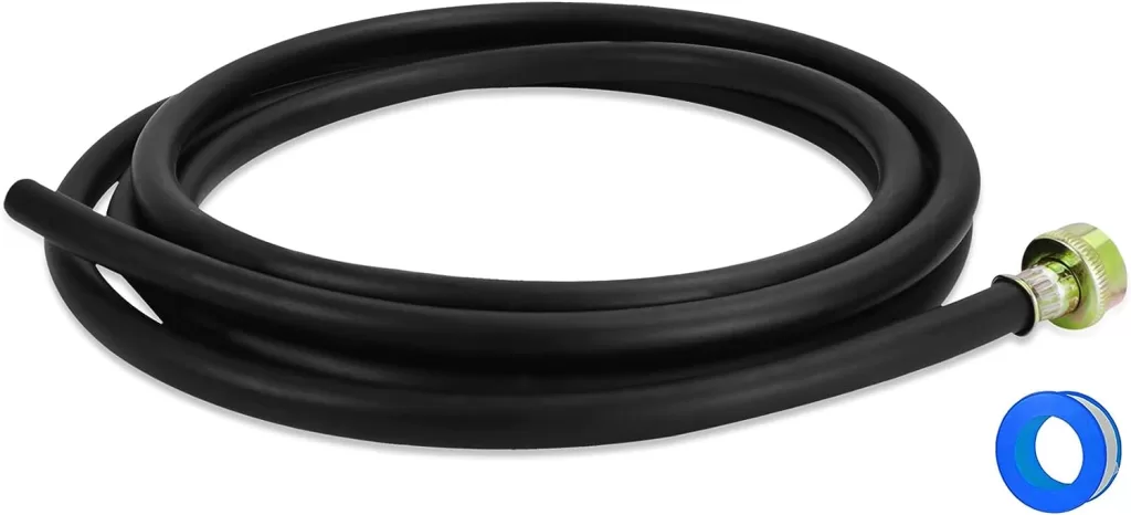 7507100 Dehumidifier Drain Hose, Garden Hose 3/4 in x 12 ft,Brass Interface with a Rubber Seal 100% Prevent Water Leakage.