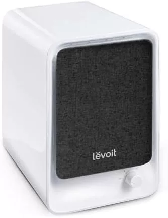 LEVOIT Air Purifiers for Bedroom Home, HEPA Freshener Filter Small Room for Smoke, Allergies, Pet Dander, Pollen, Odor, Dust Remover, Ozone Free, Quiet, Desktop, Office, Table Top, LV-H126, Black