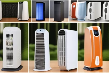The featured image for this article could be a collage of different air purifiers for tobacco smoke.