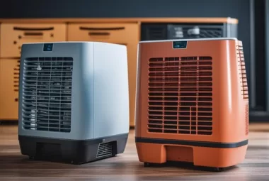 The featured image should contain a lineup of different basement dehumidifiers from various brands