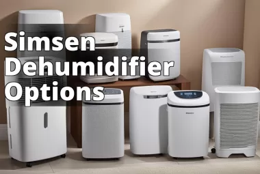 The featured image should contain a variety of dehumidifiers